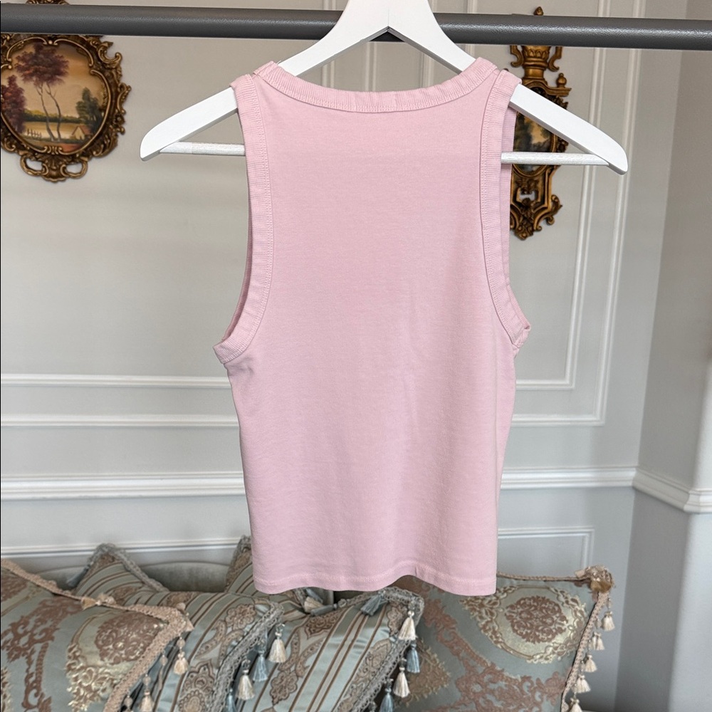 Stradivarius Light Pink Tank Top size L - Picture 4 of 5